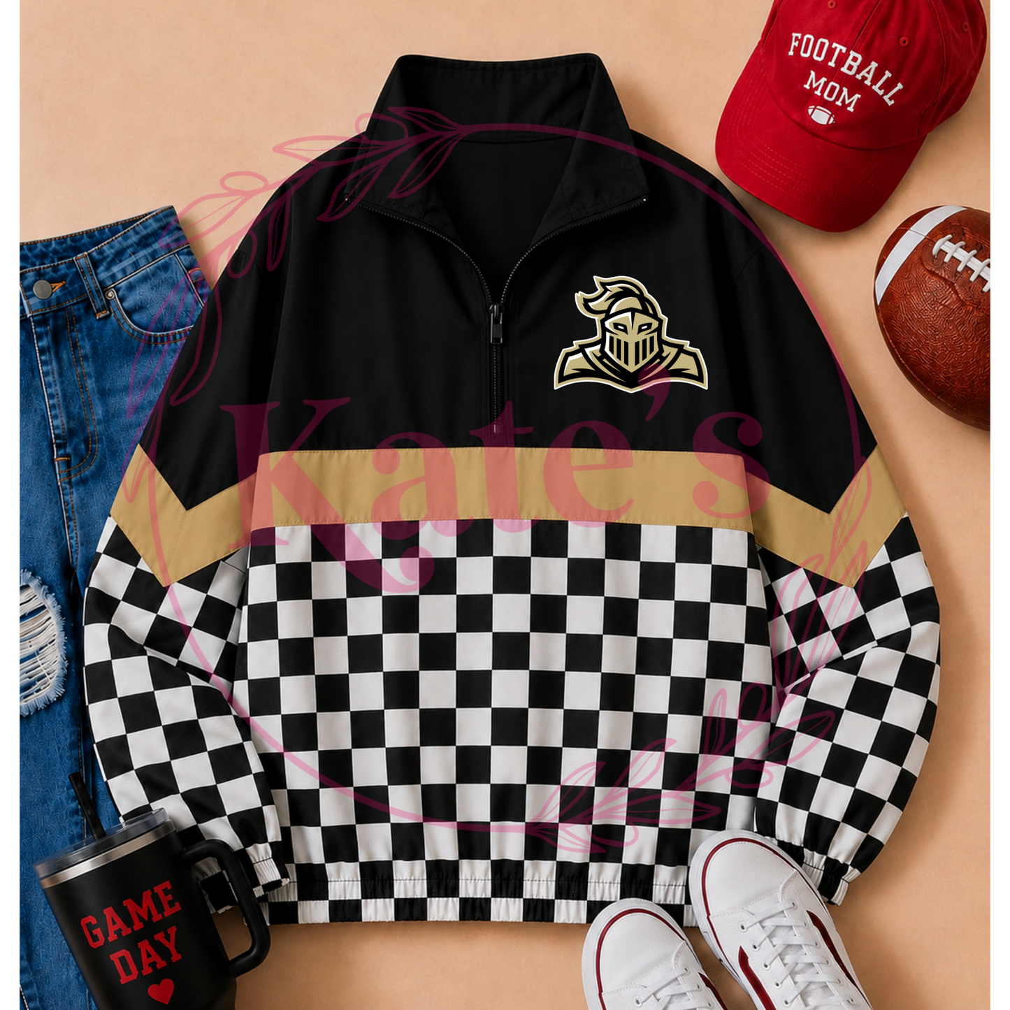 Checkered Mascot Scuba Pullover