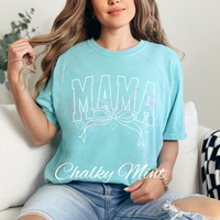 Mama Bow Comfort Colors T-Shirt
