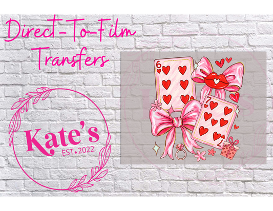 Valentine Cards - 9 Color Direct-To-Film Transfer