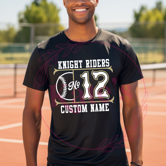 Knight Riders Vintage Dri Fit T-Shirt