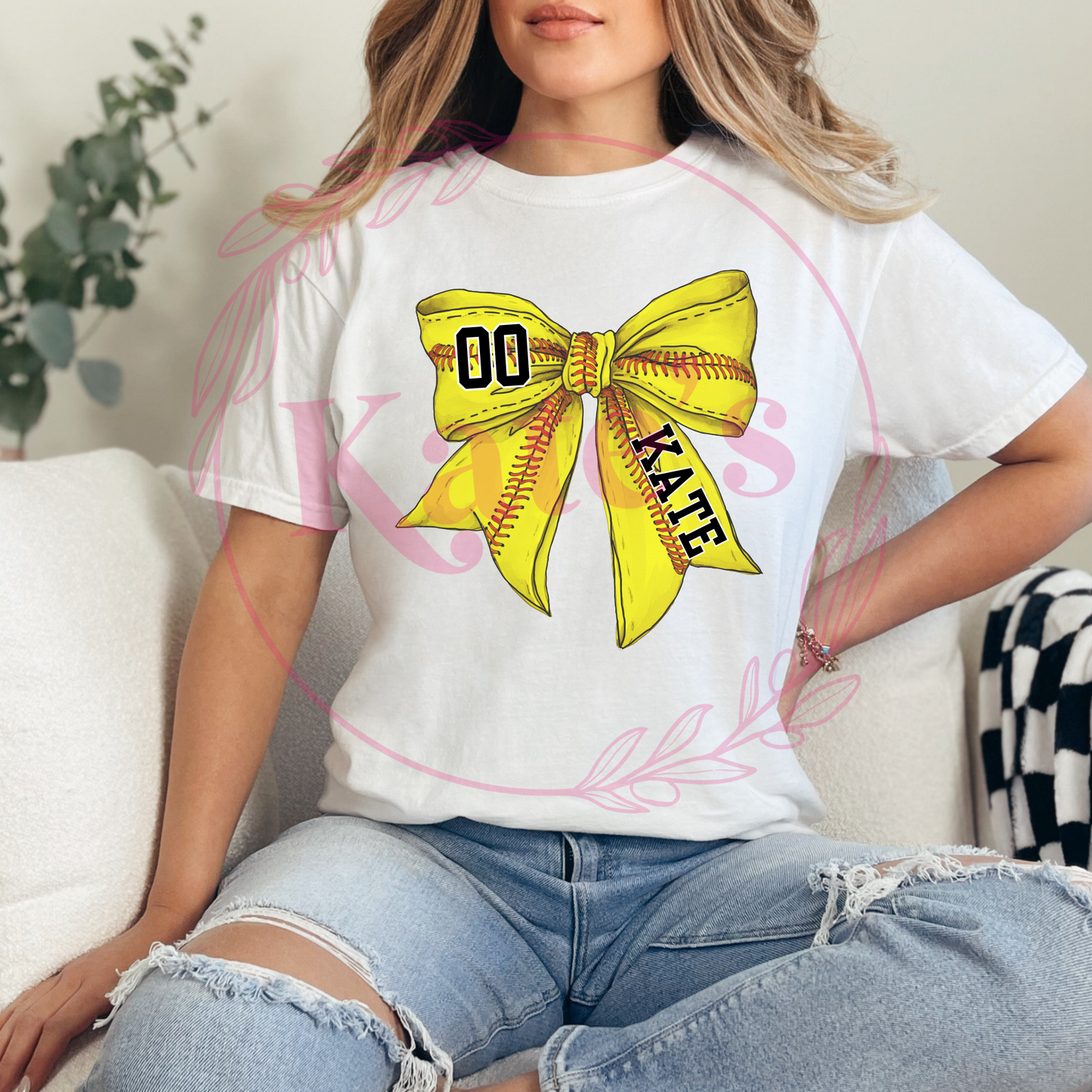 Custom Sports Bow Shirt