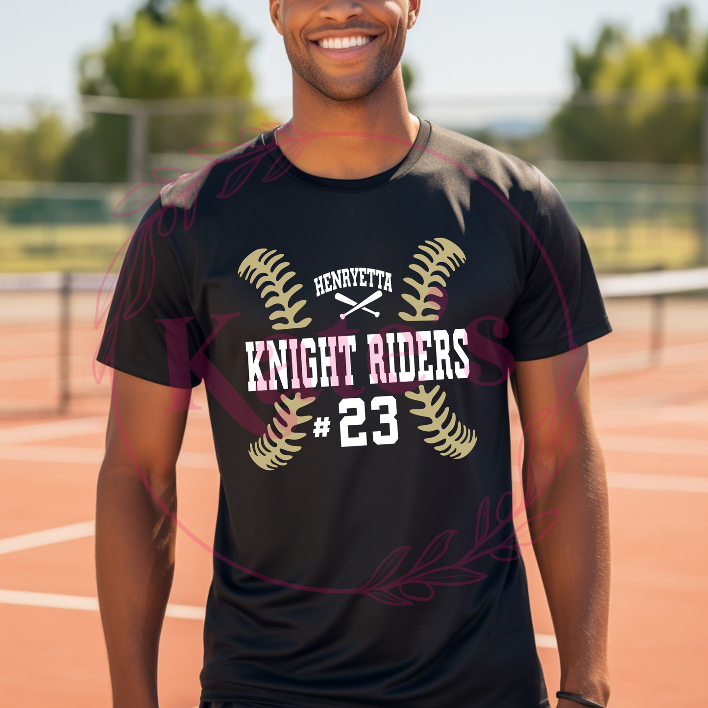 Knight Riders Laces Dri Fit T-Shirt