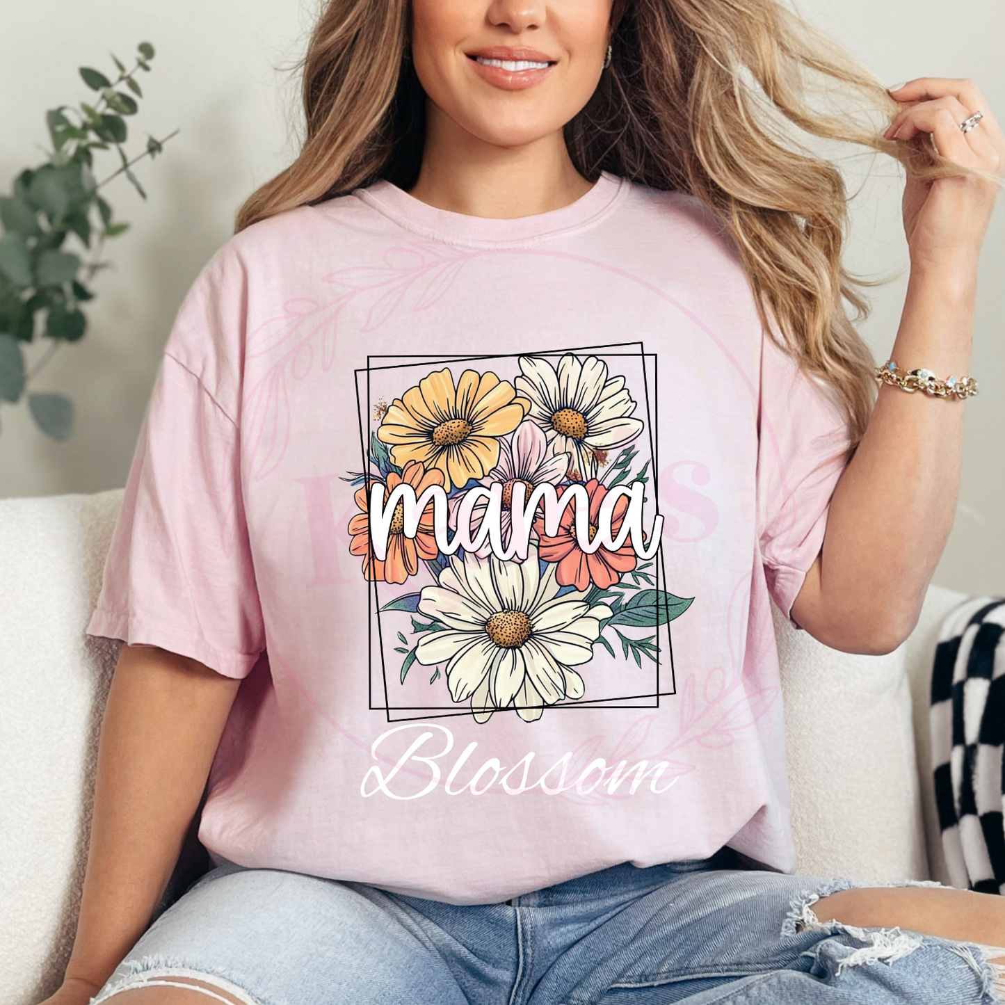 Floral Mama Comfort Colors T-Shirt