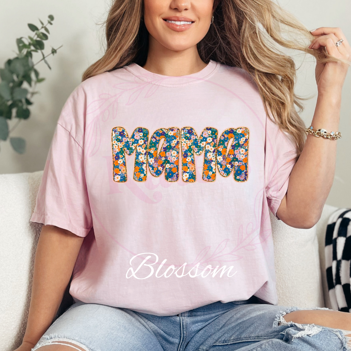 Floral Mama 2 Comfort Colors T-Shirt