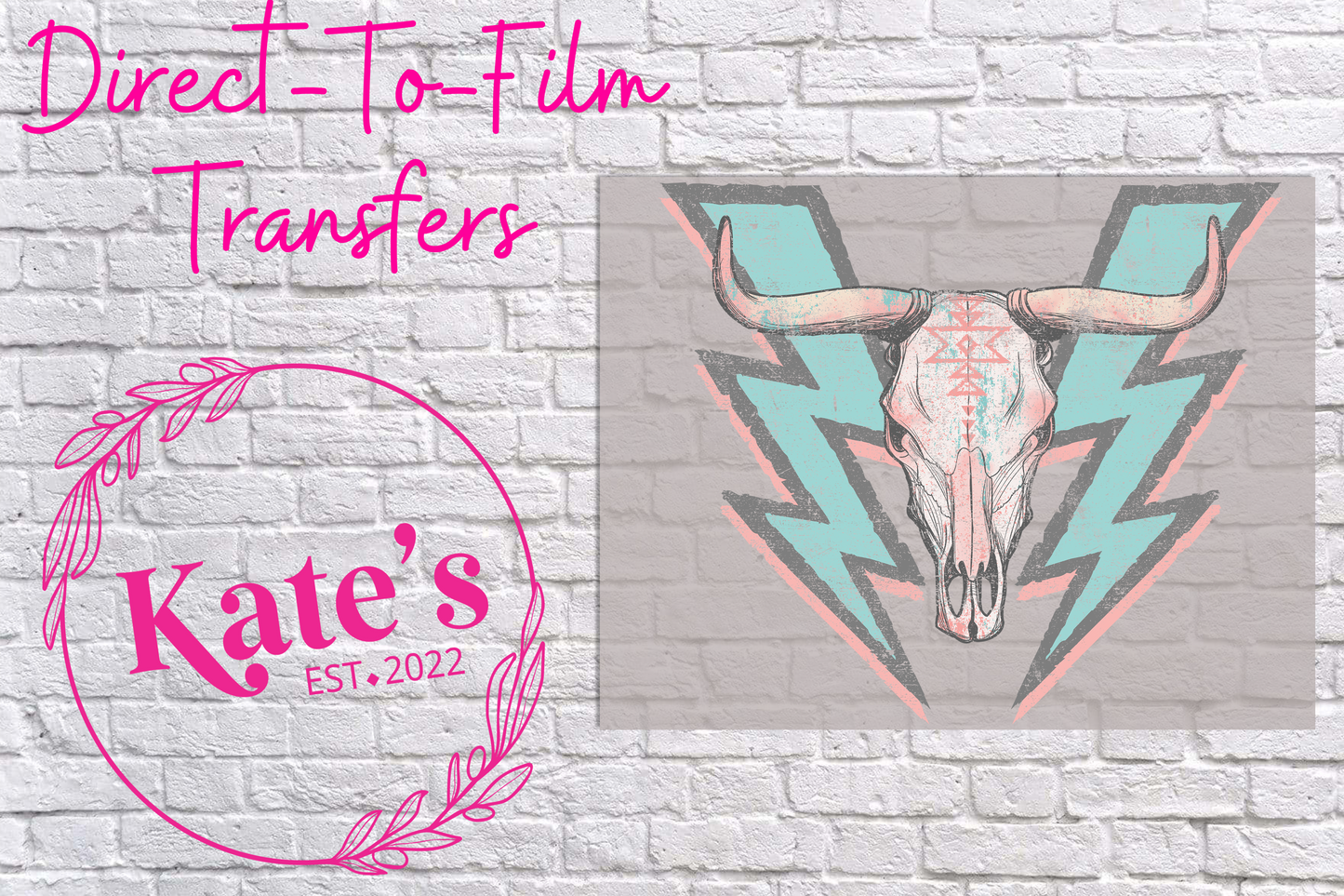 Aztec Bull Direct-To-Film Transfer