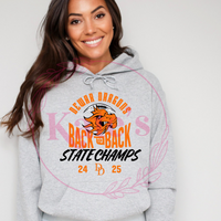 Dewar Dragons B2B State Champs 2025 Hoodies