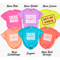 Tacos and Margs Comfort Colors Tee