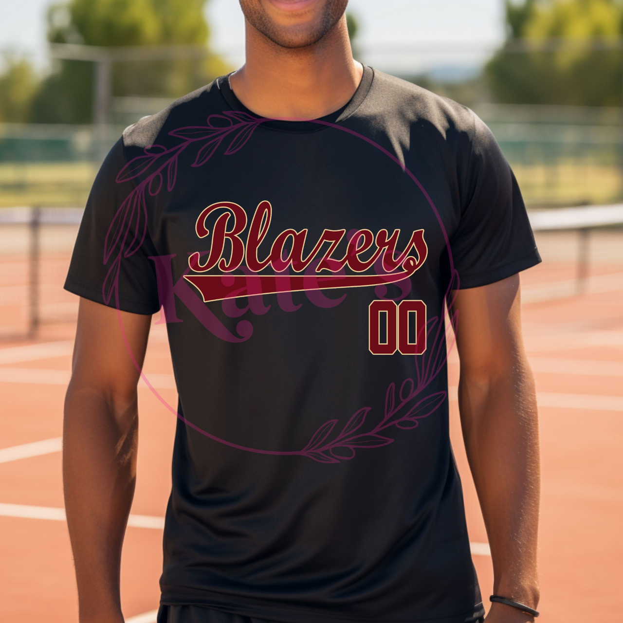 Blazers Baseball Swoosh Dri Fit T-Shirt