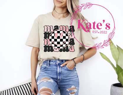 Checkered Mama T-Shirt