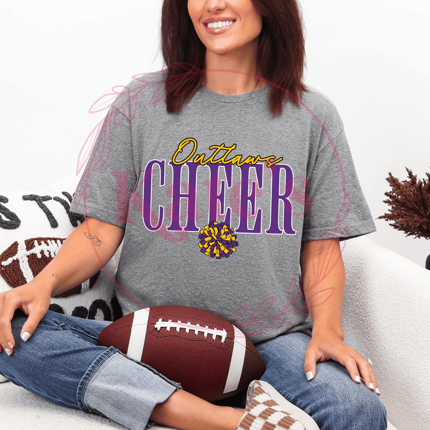 Custom Cheer w/ Pom Shirt