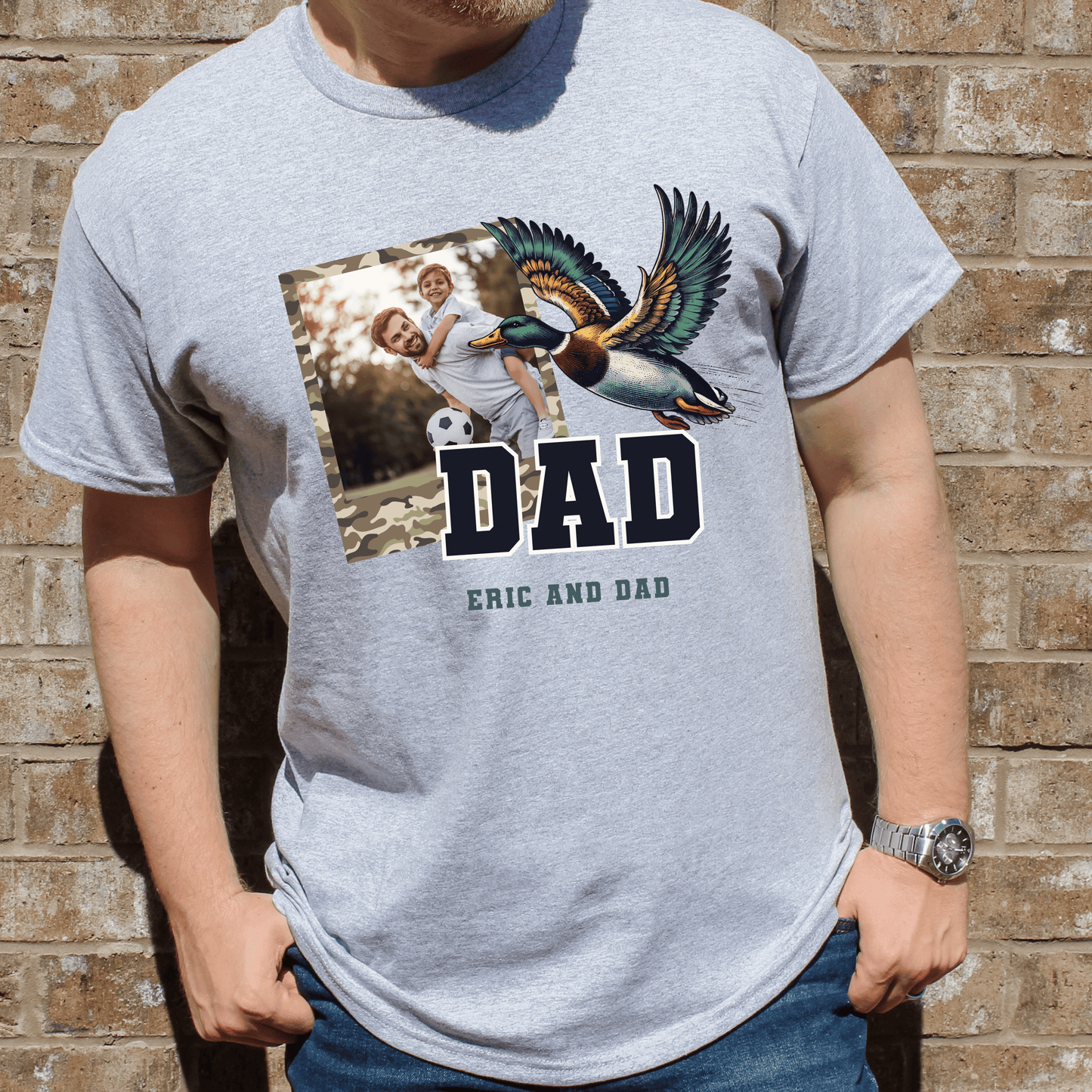 Custom Fathers Day Duck T-Shirt