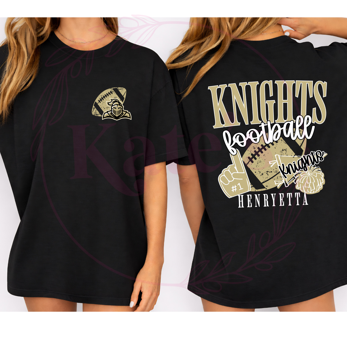 Football School Spirit Mascot T-Shirt
