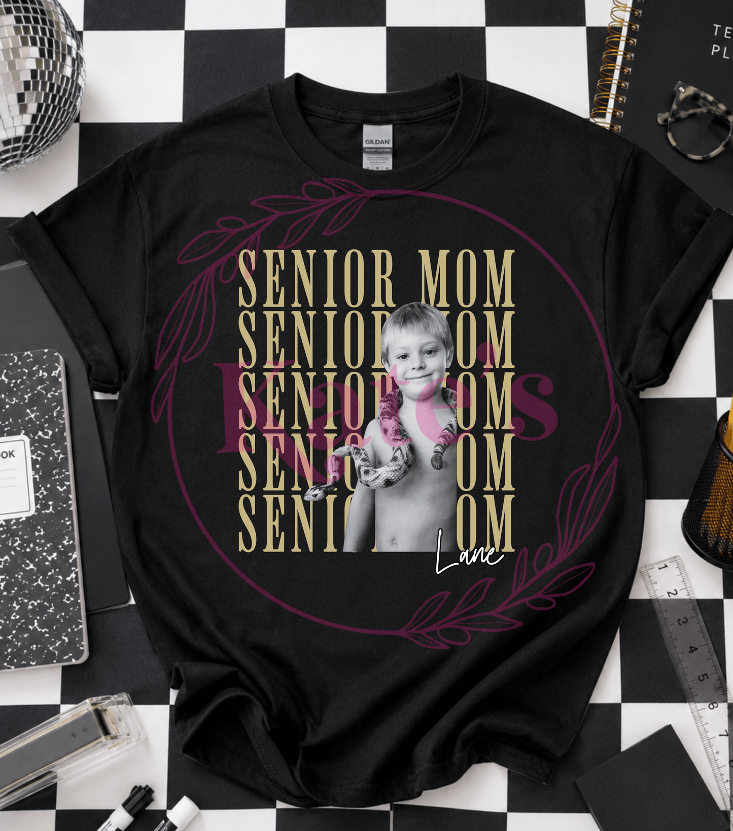 Senior Custom Picture + Name Shirt