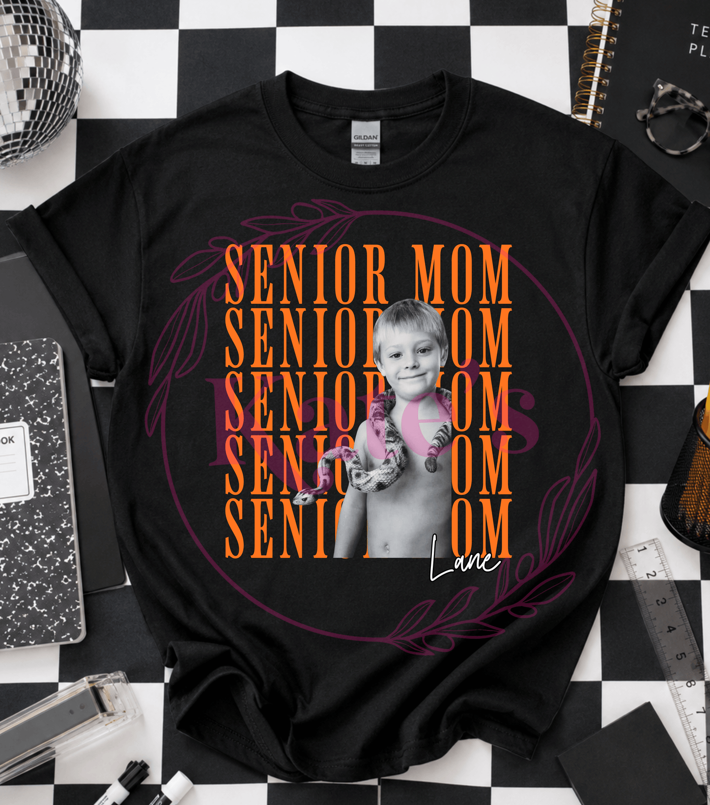 Senior Custom Picture + Name Shirt