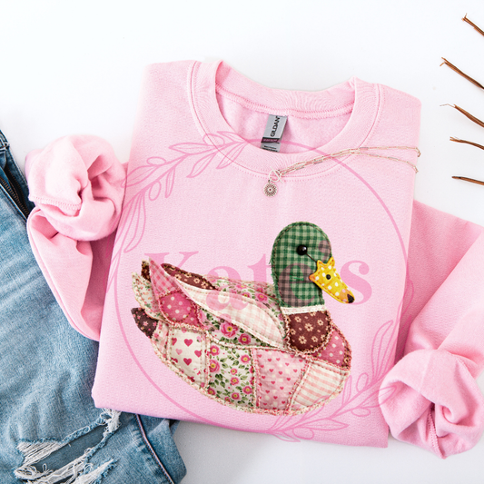 Pink Mallard Patchwork Shirts