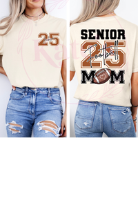 Custom Senior Football Mom Shirt