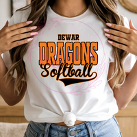 Dewar Dragons Softball Shirts