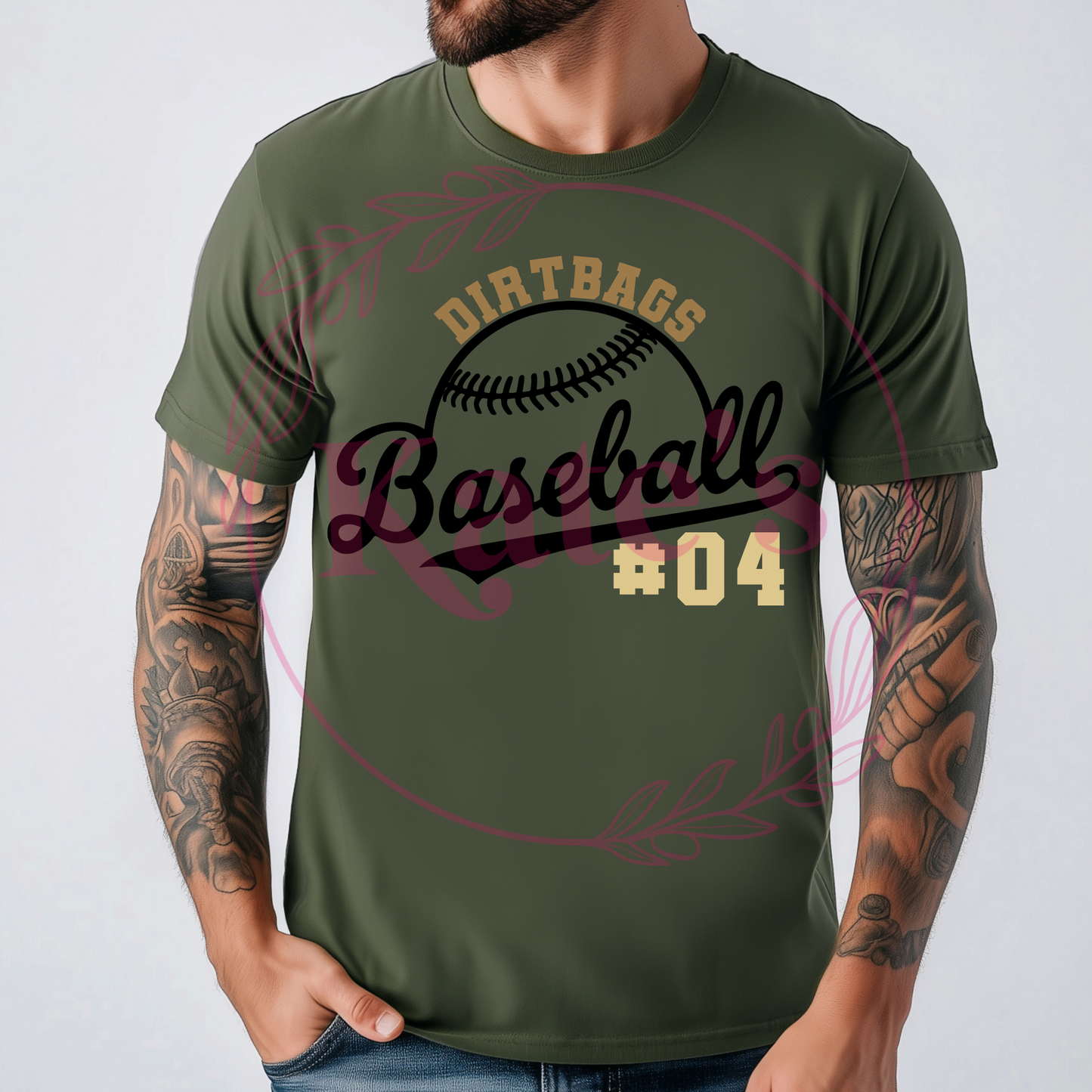 Dirtbags Custom Number Shirts