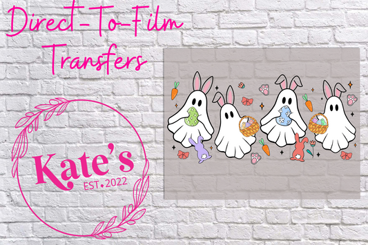 Easter Ghost Direct-To-Film Transfer