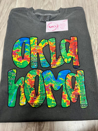 OKLAHOMA Radar Map Comfort Colors T-Shirt