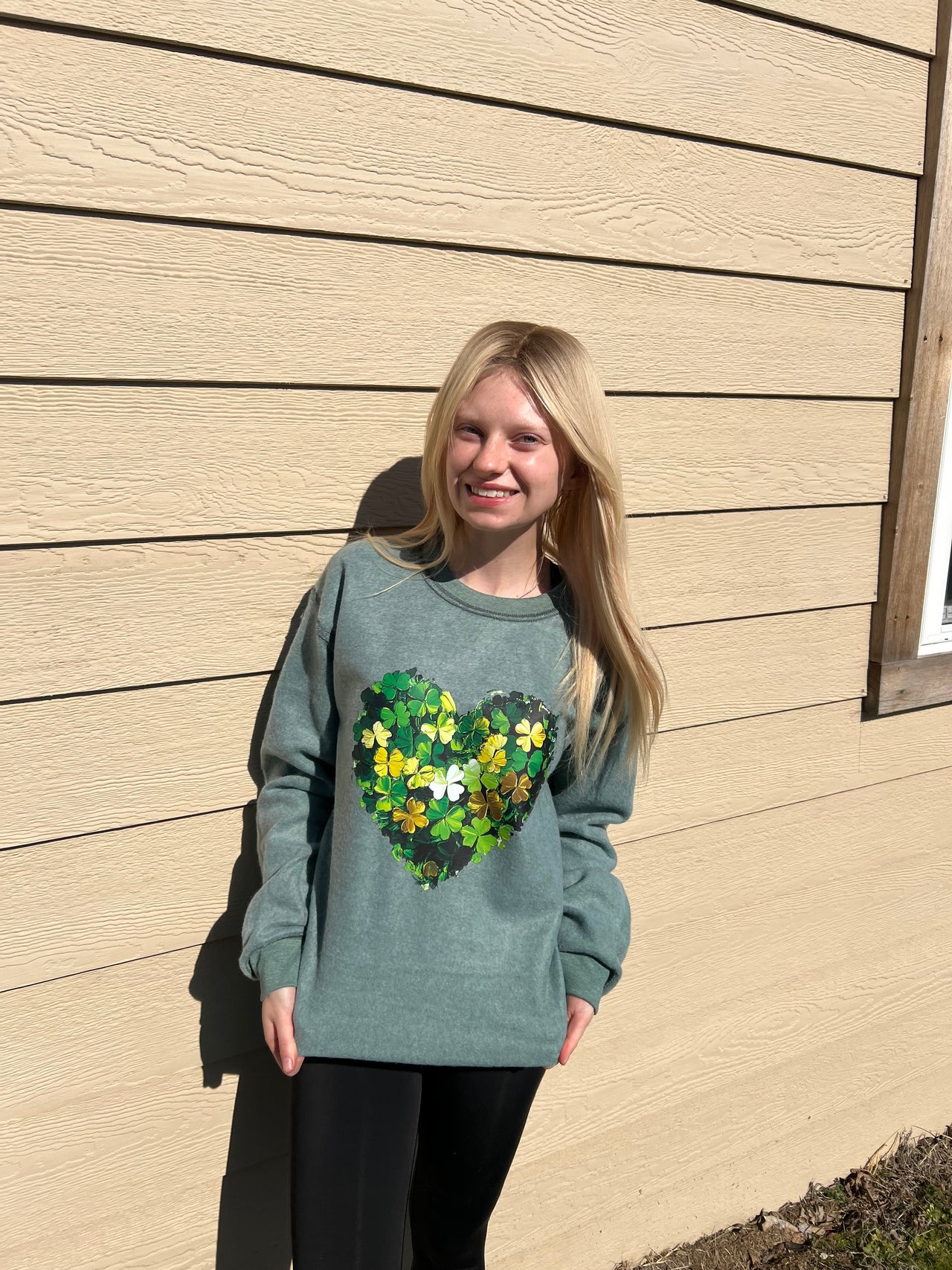 Shamrock Hearts Sweatshirt