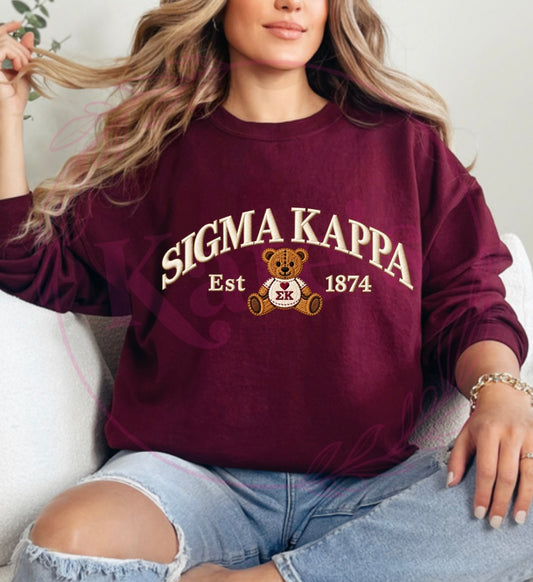 Sigma Kappa EST. 1874 Crewneck