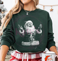 Joyful Santa Claus Half Tone Shirt *DARK SHIRTS ONLY*