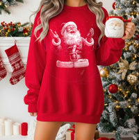 Joyful Santa Claus Half Tone Shirt *DARK SHIRTS ONLY*
