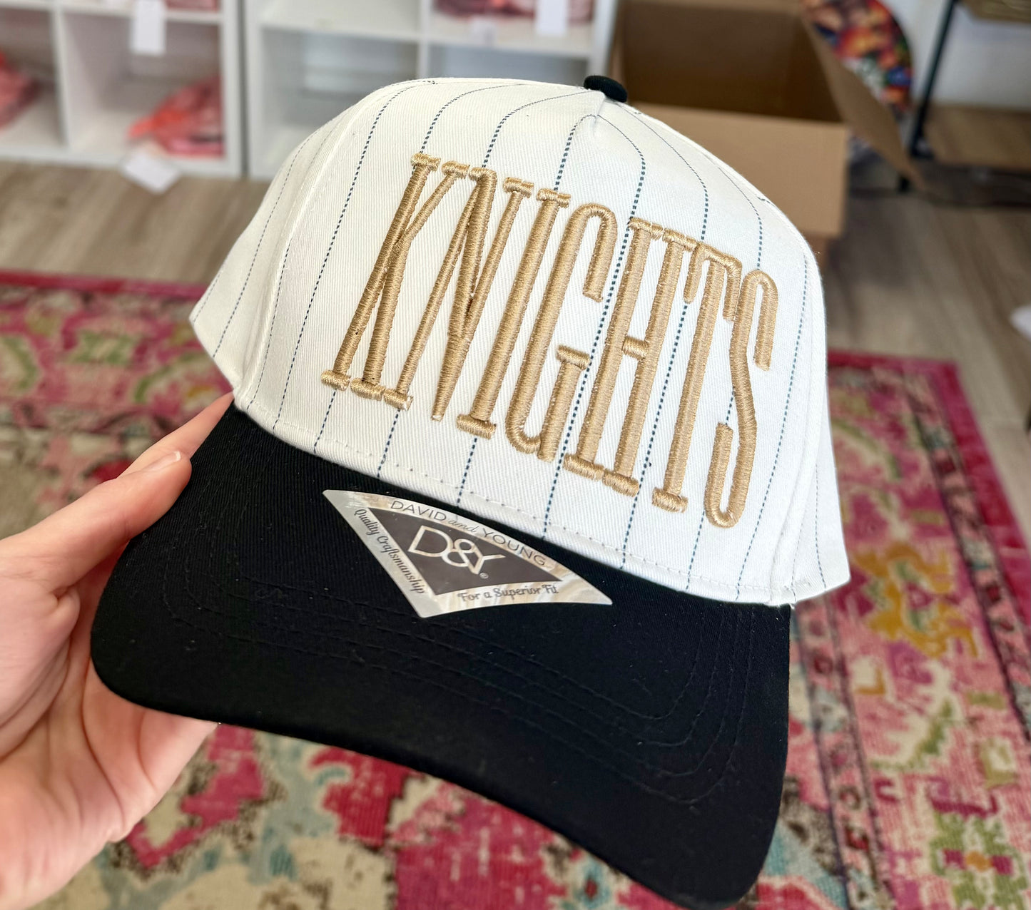 Baseball Mascot Puff Embroidered Trucker Hat