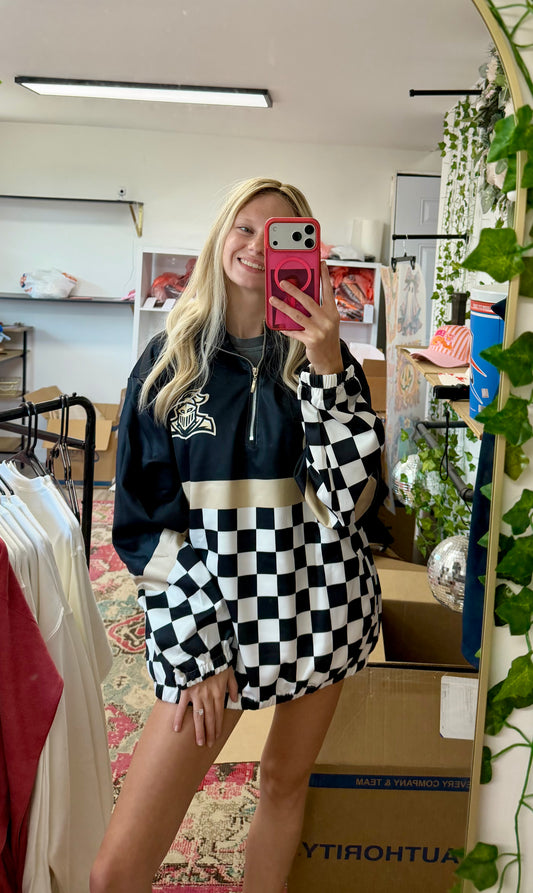 Checkered Mascot Scuba Pullover