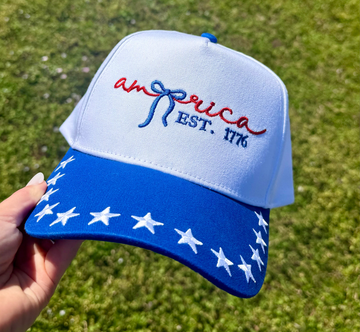 America est. 1776 Embroidered Trucker Hat