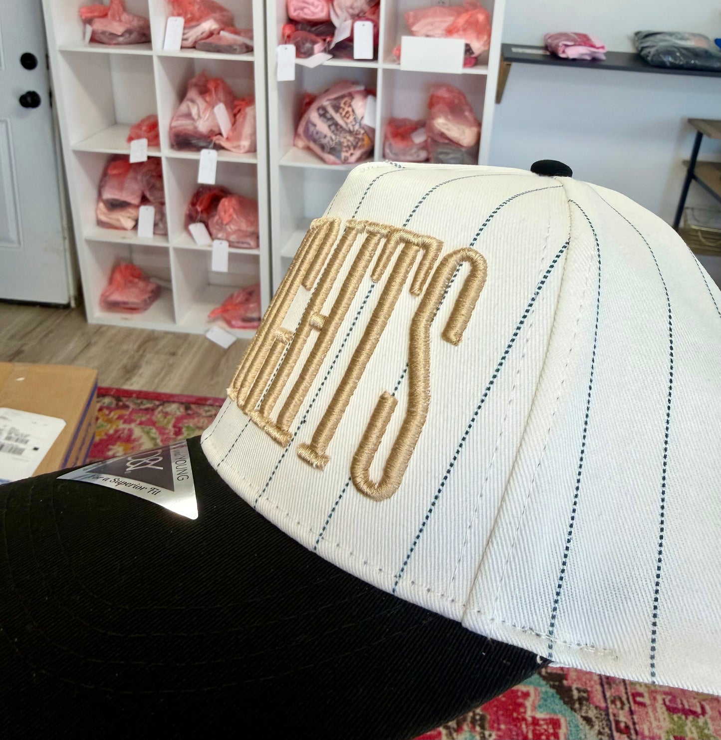 Baseball Mascot Puff Embroidered Trucker Hat