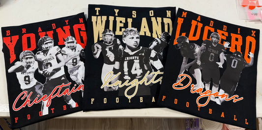 Custom Sport Photo Adult Shirts