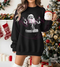 Joyful Santa Claus Half Tone Shirt *DARK SHIRTS ONLY*