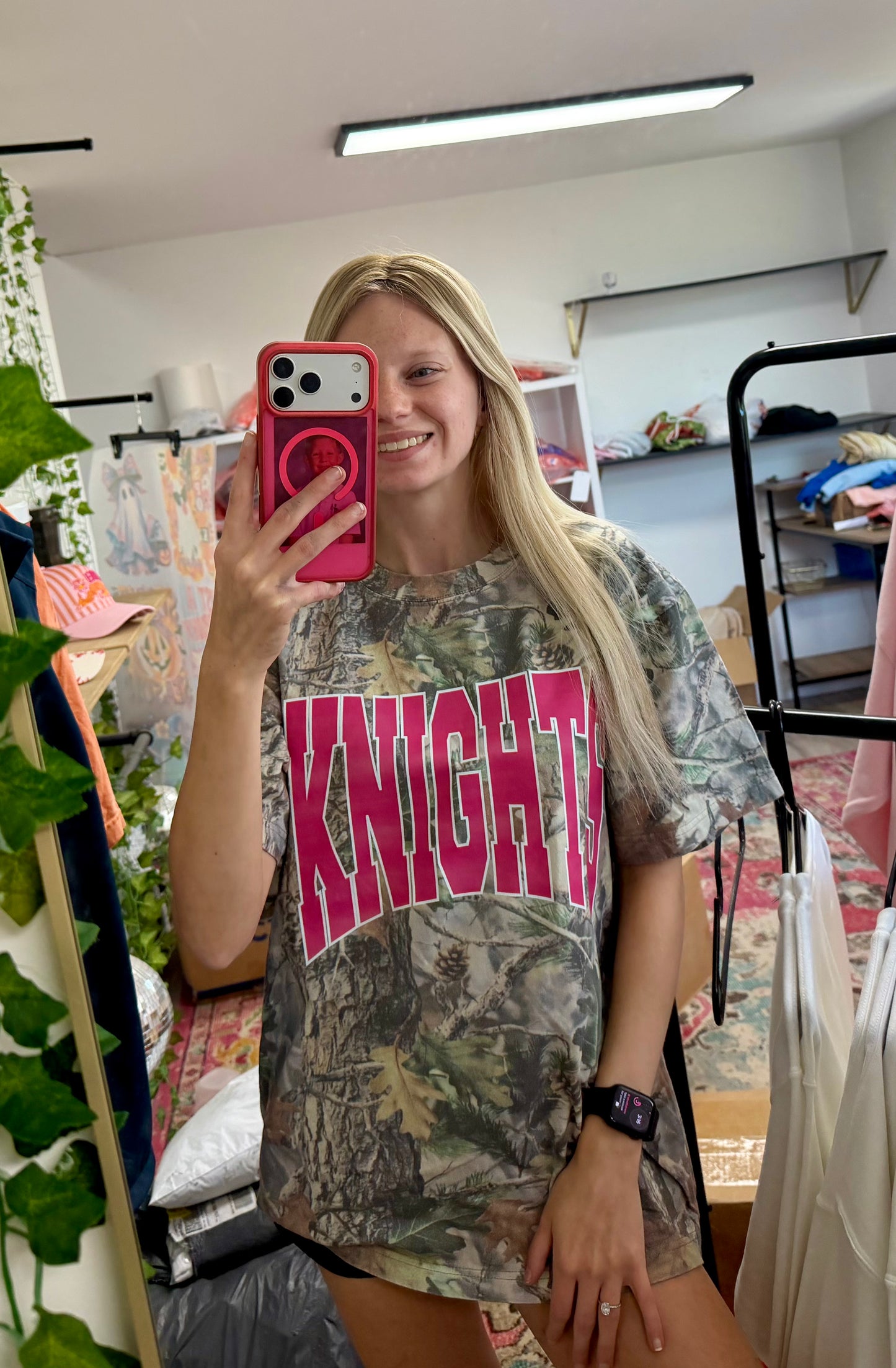Camo Hot Pink Mascot