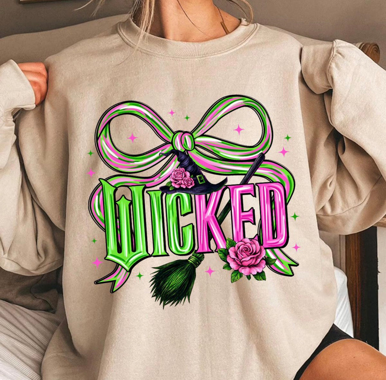 Pink & Green Bow Shirt