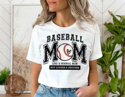 Baseball Mom (Like A Normal Mom) T-Shirt