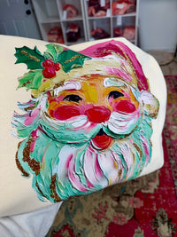 Brushstroke Santa Shirt