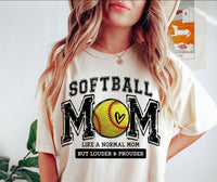 Softball Mom (Like A Normal Mom) T-Shirt