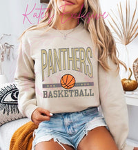 Okemah Panthers Vintage Basketball Shirt