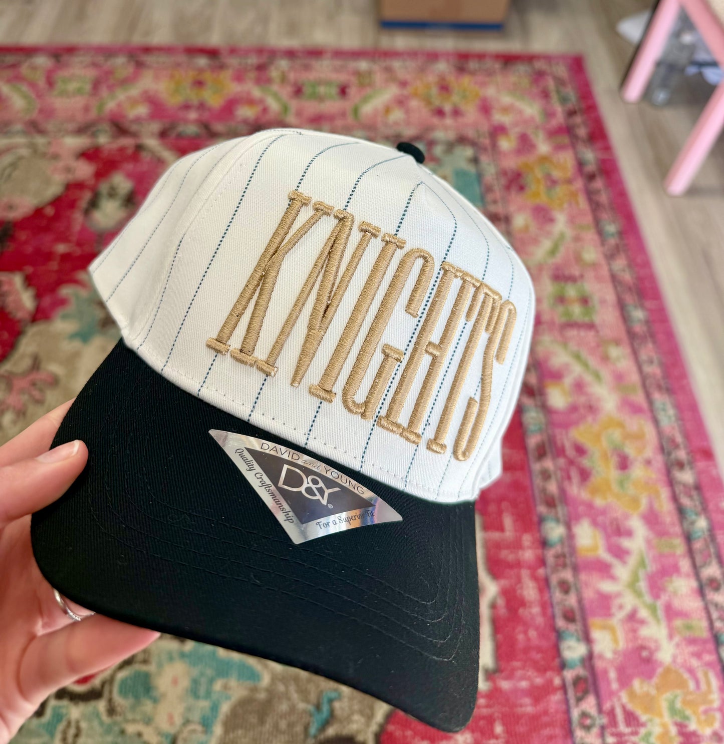 Baseball Mascot Puff Embroidered Trucker Hat