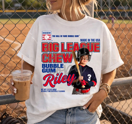 Custom Big League Picture Shirt