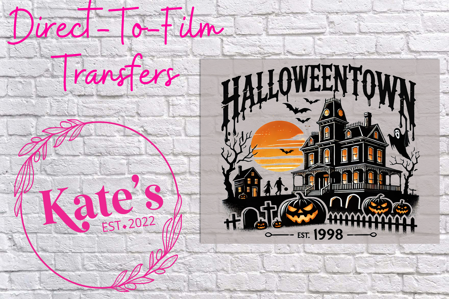 Halloweentown Direct-To-Film Transfer