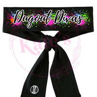 Diamond Divas Tie Headband
