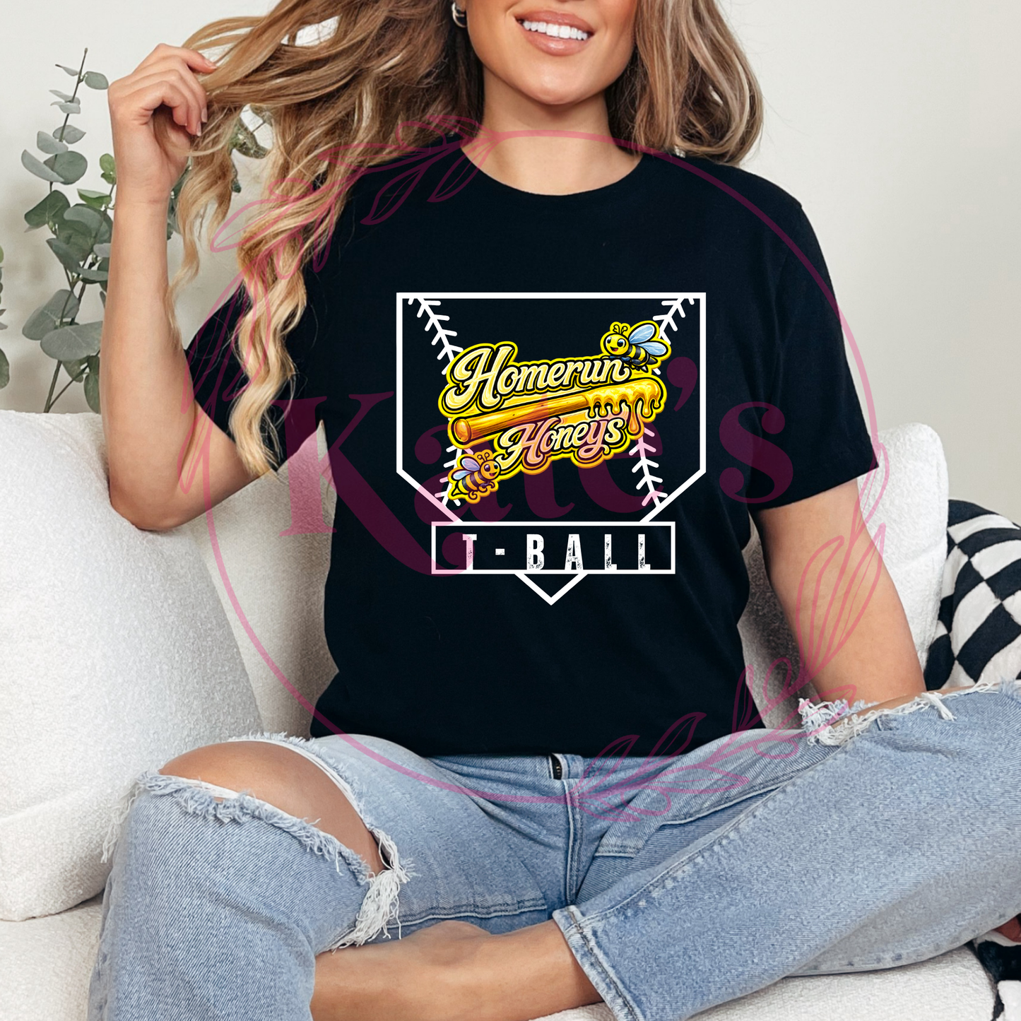Homerun Honeys Homeplate Shirts