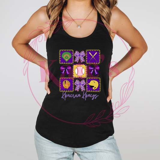 Homerun Honeys  Collage Tank Top