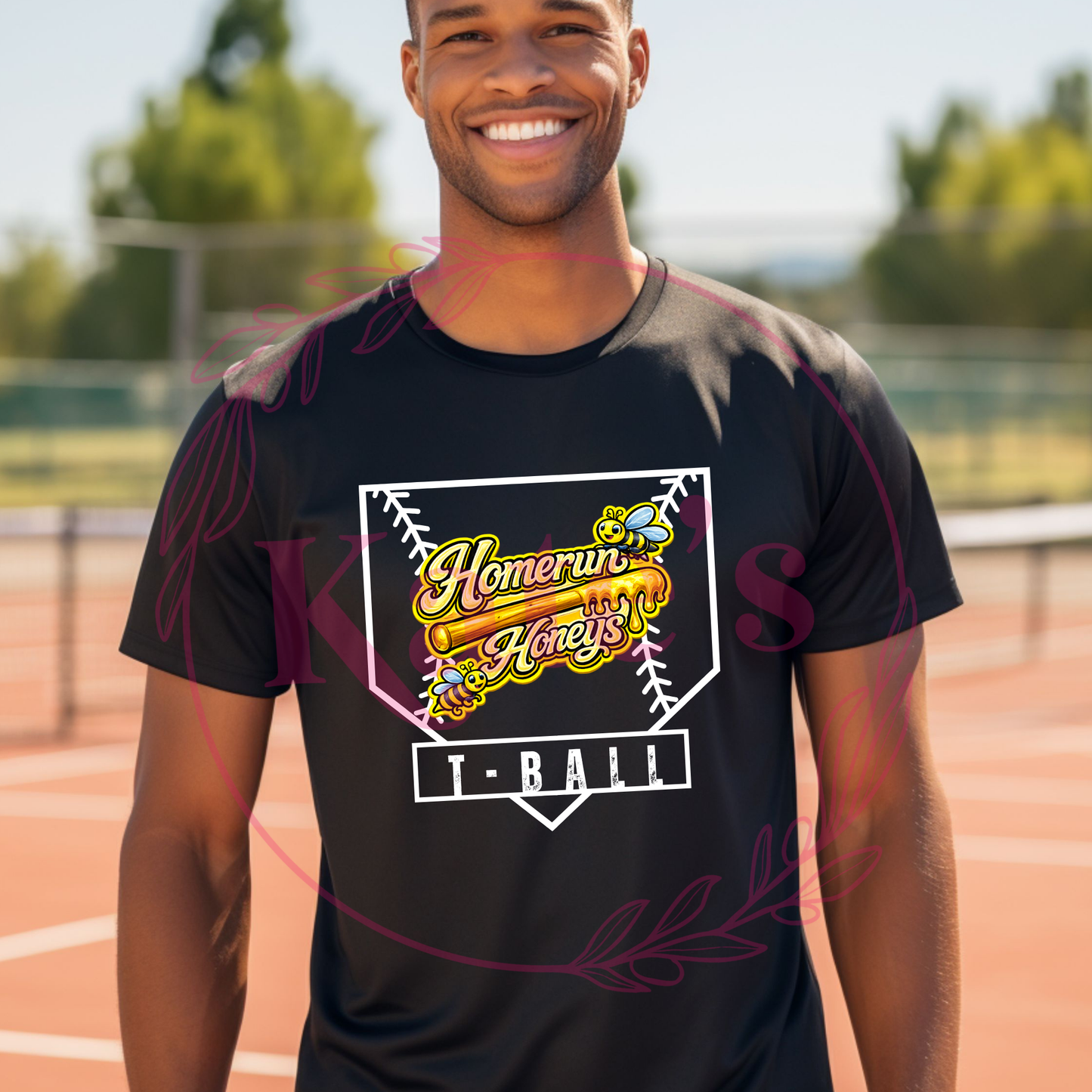 Homerun Honeys Homeplate Dri Fit T-Shirt