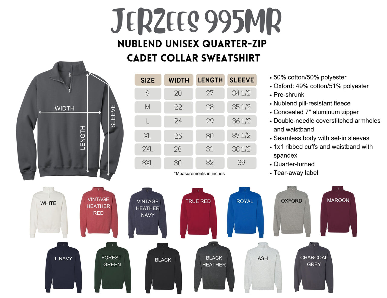 Weleetka 1/2 Zips Sweatshirt