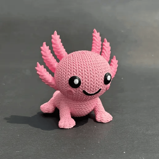 Crochet Axolotl 3D Toy