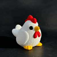 Crochet Chicken 3D Toy